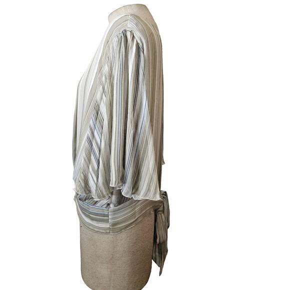 Multicolor Striped Blouse Size Large - Picture 5 of 5